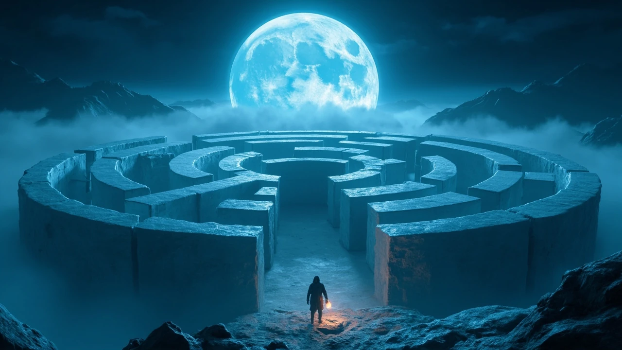 Azure Moon Labyrinth: how to design a lunar maze that holds player attention